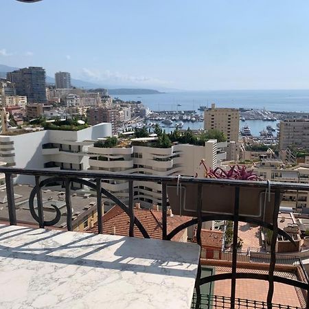 Plein Coeur De Monaco, A 300 Metres A Pied Du Port De Monaco, 4 Pieces Dans Des Escaliers Vue Mer Exceptionnelle Exteriér fotografie