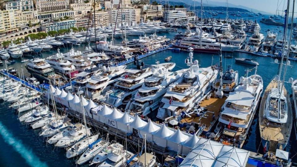 Plein Coeur De Monaco, A 300 Metres A Pied Du Port De Monaco, 4 Pieces Dans Des Escaliers Vue Mer Exceptionnelle Exteriér fotografie
